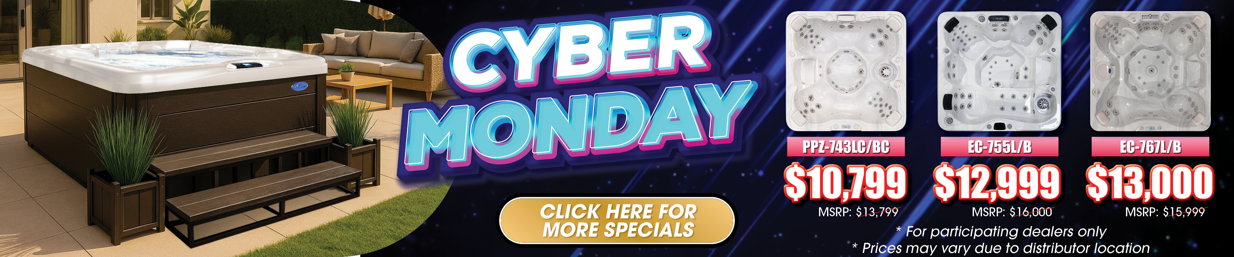 Calspas hot tub being used in a family setting - Tustin