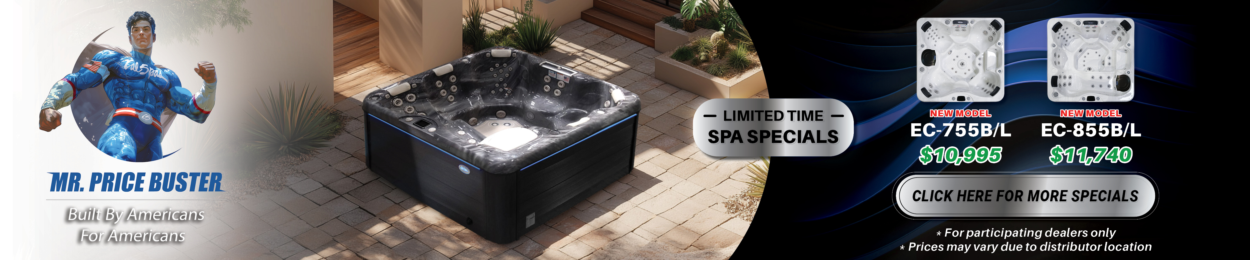 Calspas hot tub being used in a family setting - Tustin